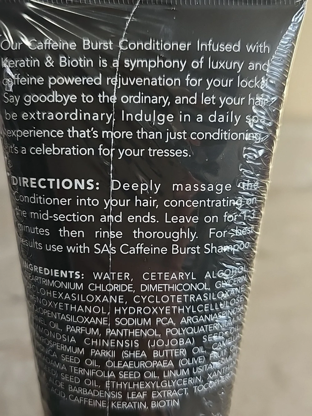 Straight Ahead Caffeine Burst Thickening Shampoo Conditioner Set Keratin Biotin - Picture 3 of 3